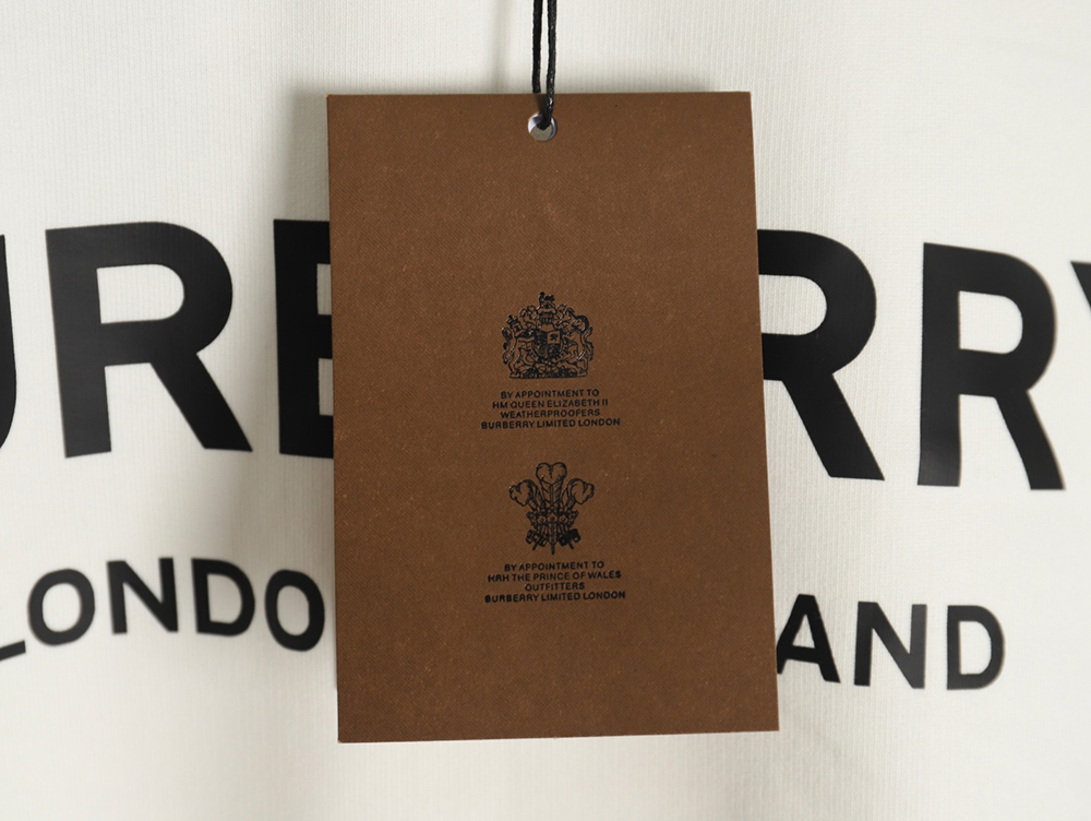 B**rry classic letter print crew neck sweatshirt