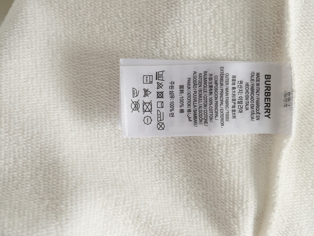 B**rry classic letter print crew neck sweatshirt