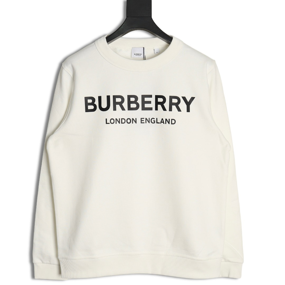 B**rry classic letter print crew neck sweatshirt