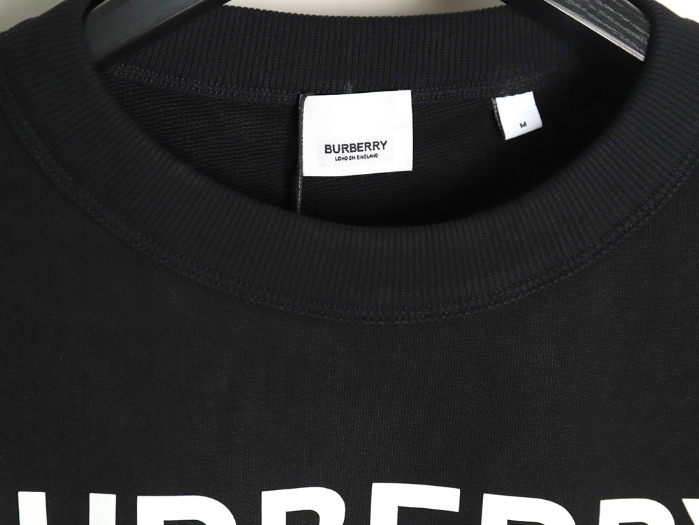 B**rry classic letter print crew neck sweatshirt tsk1