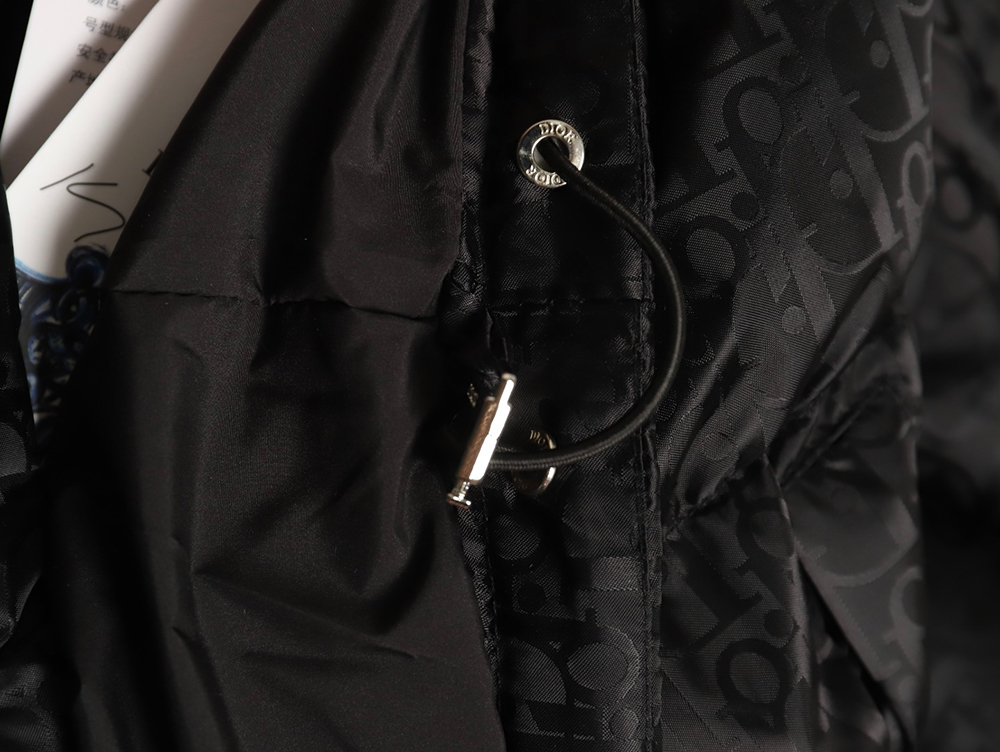 D*or full print dark pattern old flower down jacket tsk1