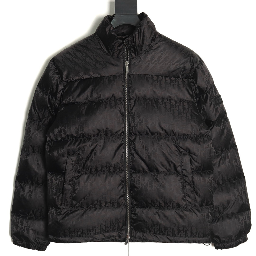 D*or full print dark pattern old flower down jacket tsk1