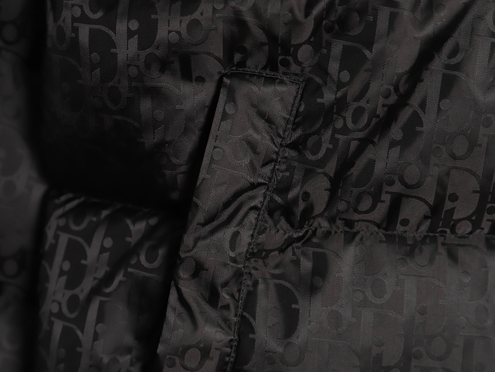 D*or full print dark pattern old flower down jacket tsk1