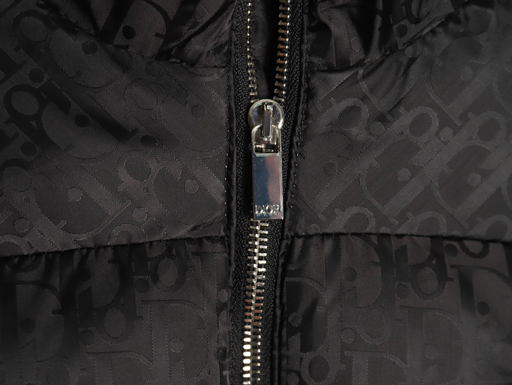 D*or full print dark pattern old flower down jacket tsk1