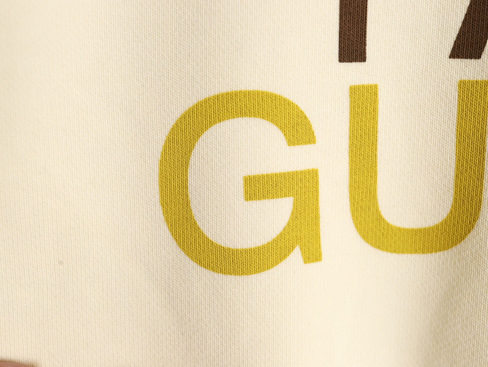 G*u*i & the nor*h f**e joint printed hooded sweatshirt