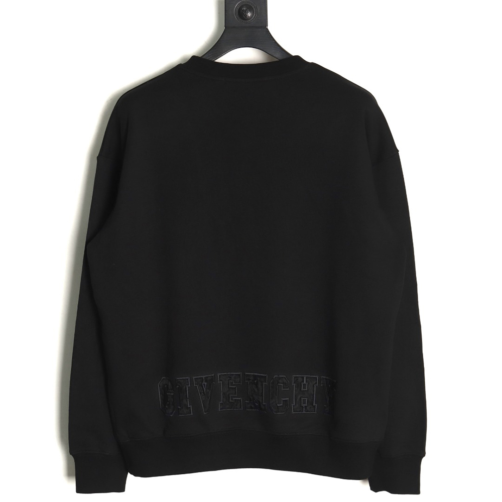 Givenchy embroidered logo crewneck sweatshirt TSK1