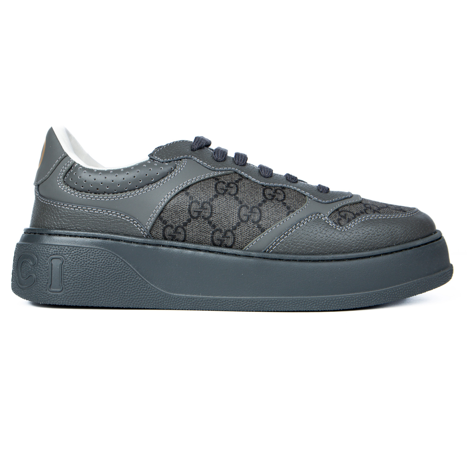 G*u*i lace up sneaker ''gg monogram - grey''