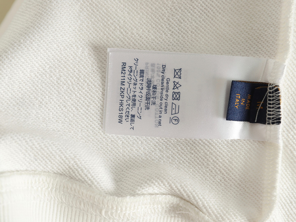 l0*is V*t0n ski logo embroidered crewneck sweatshirt