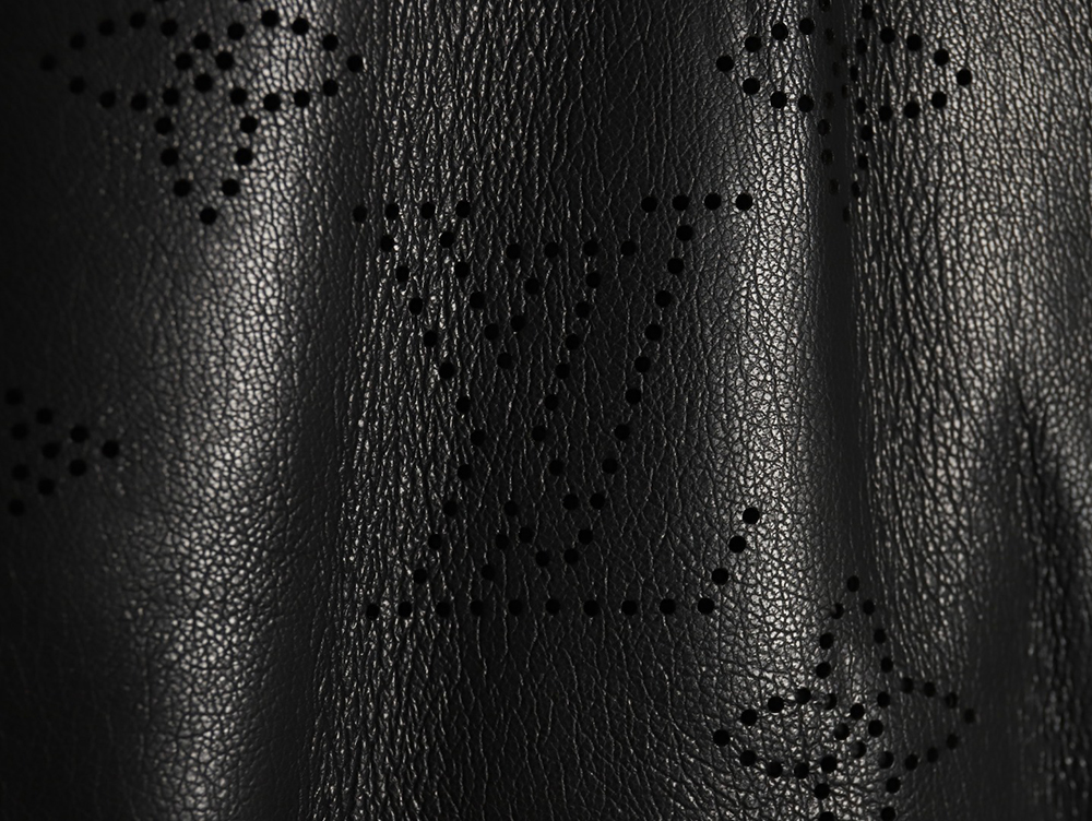 l0*is V*t0n laser hollowed out stitching leather jacket