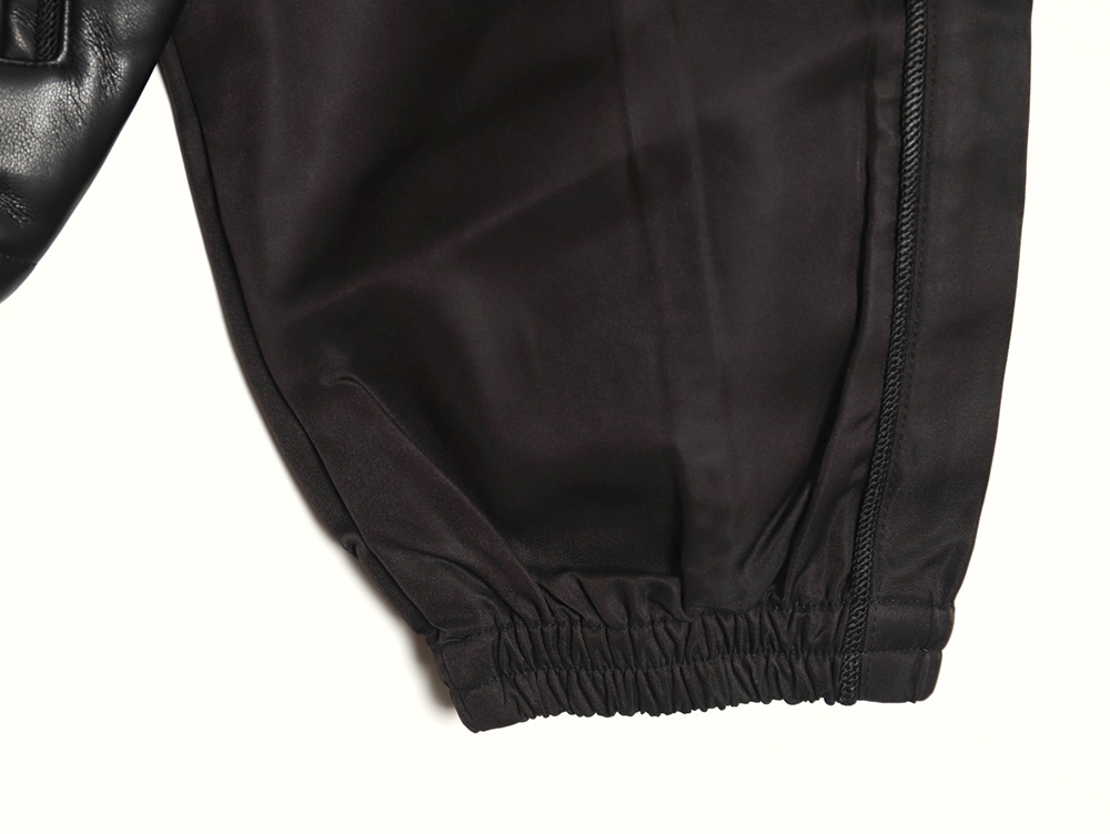 l0*is V*t0n laser hollowed out stitching leather jacket