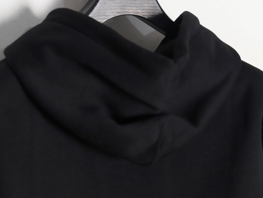 Nike & Stussy co-branded embroidered logo hooded fleece sweatshirt TSK1