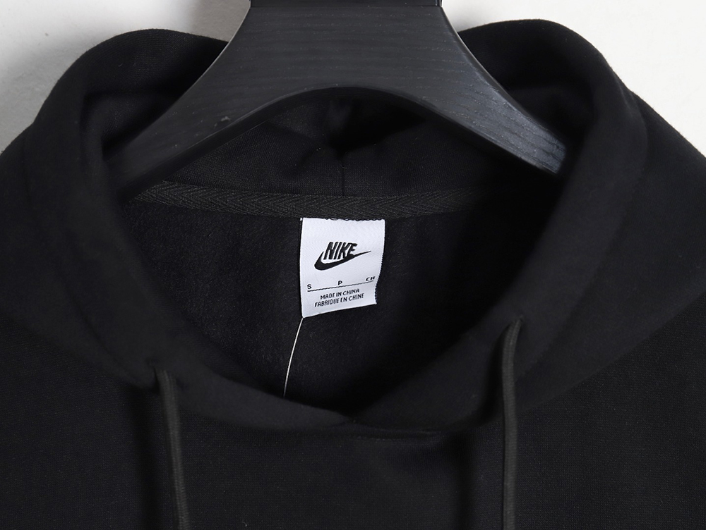Nike & Stussy co-branded embroidered logo hooded fleece sweatshirt TSK1