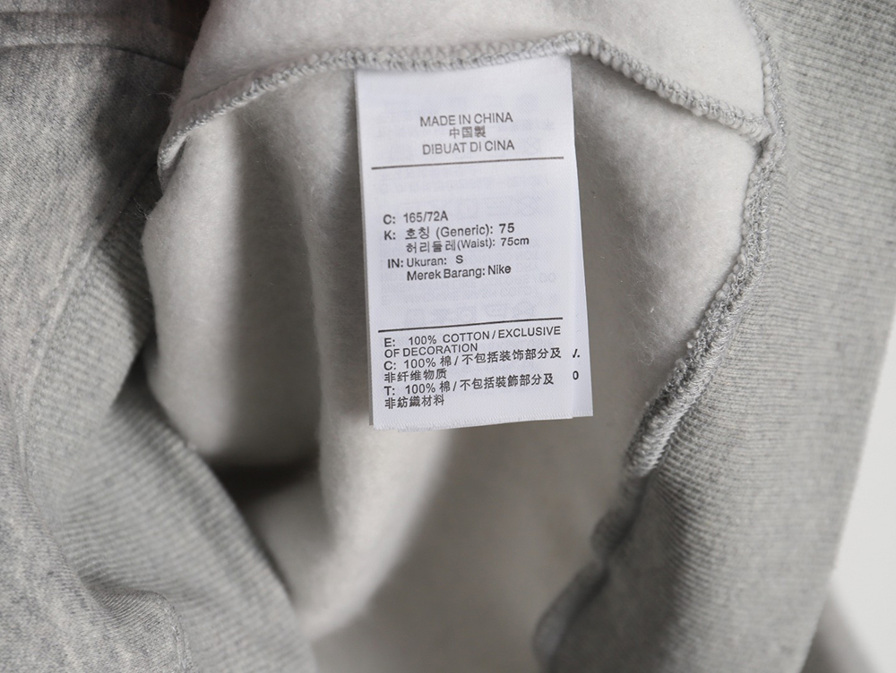 Nike & Stussy Joint Zipper Drawstring Hooded Sweatshirt