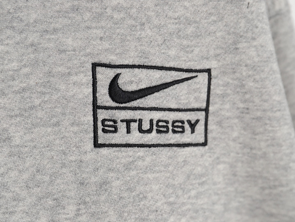 Nike & Stussy Joint Zipper Drawstring Hooded Sweatshirt