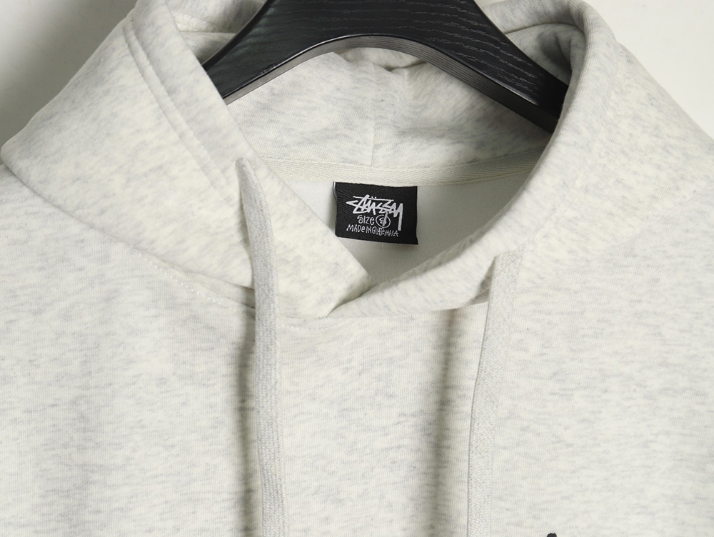 Stussy Stickman Logo Plush Hoodie