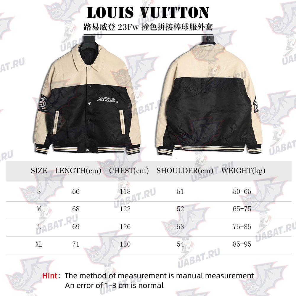 l0*is V*t0n contrast color stitching baseball jacket