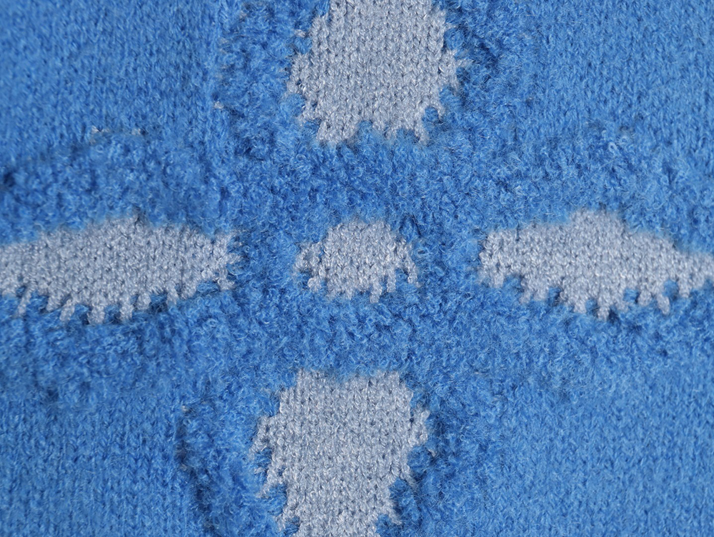 l0*is V*t0n jacquard four-leaf clover logo crewneck sweater