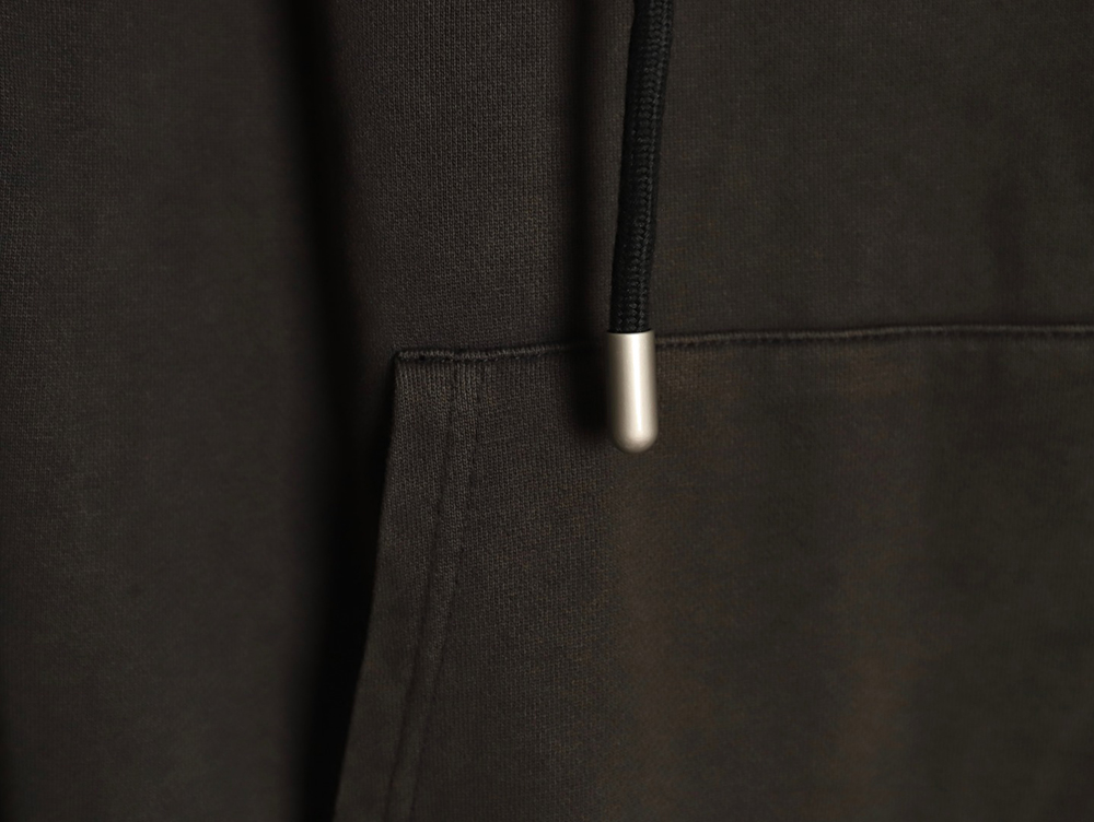 Off-white washed old man print hoodie