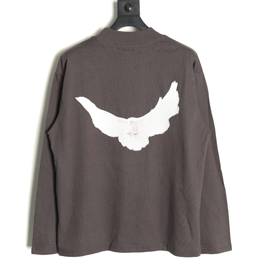 Y**zy & gap & ba*len*cia*ga joint peace dove theme long-sleeved t-shirt tsk1