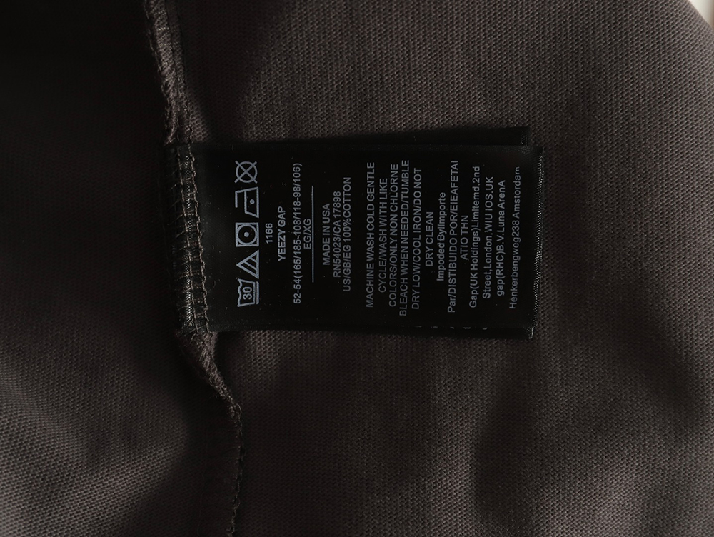 Y**zy & gap & ba*len*cia*ga joint peace dove theme long-sleeved t-shirt tsk1