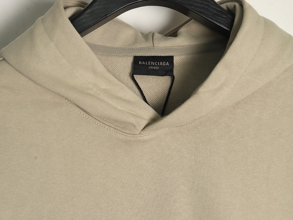 Ba*len*cia*ga spoof graffiti letter logo print hooded sweatshirt