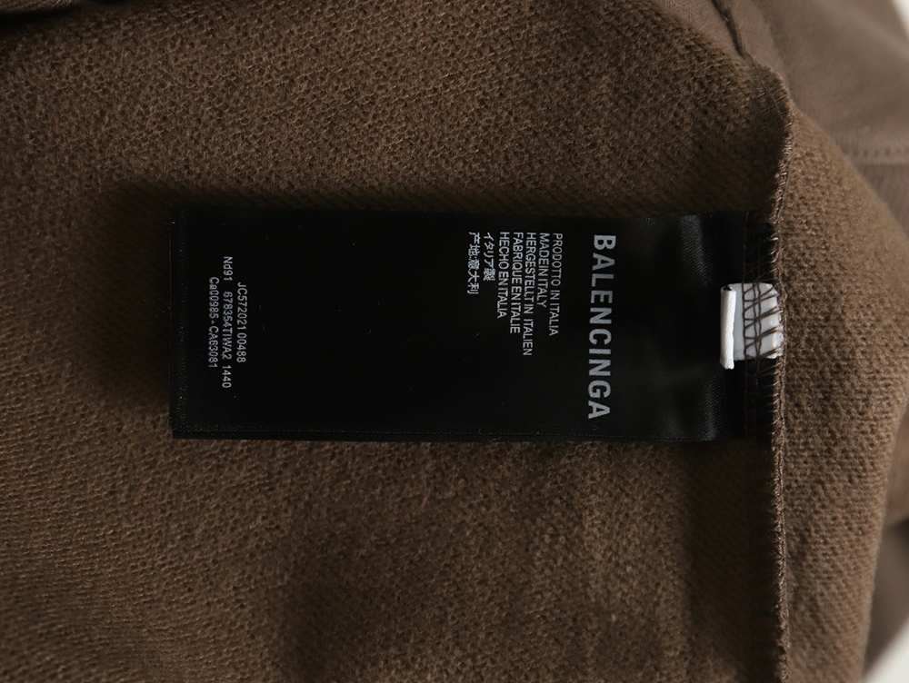 Ba*len*cia*ga spoof graffiti letter logo print hooded sweatshirt tsk1