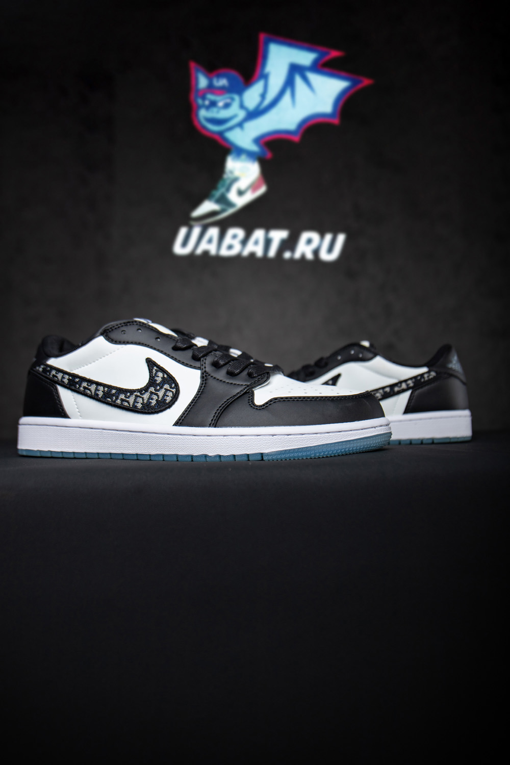 D*or & nike air jordan 1 low og”black/oblique”