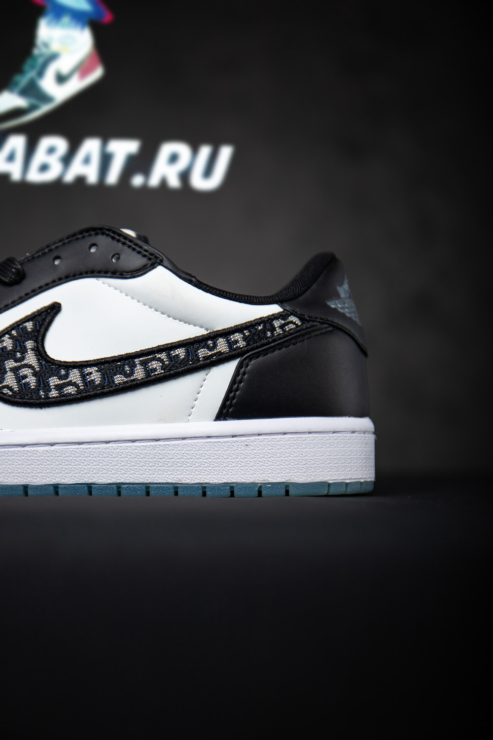 D*or & nike air jordan 1 low og”black/oblique”