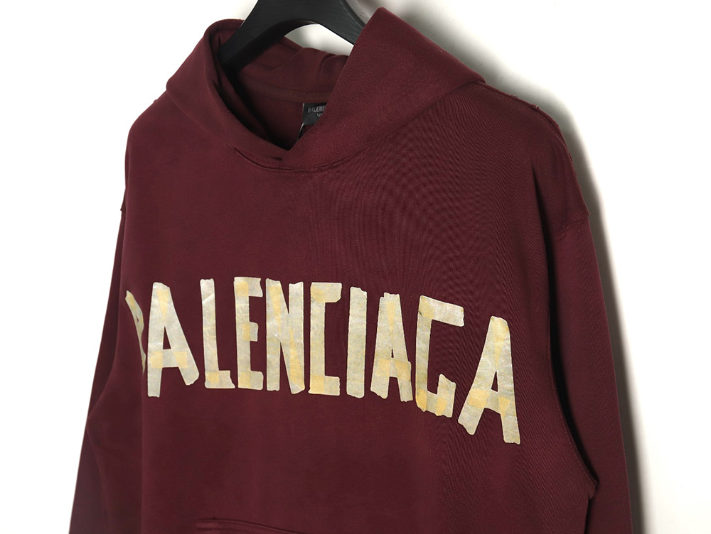 Ba*len*cia*ga tape hoodie