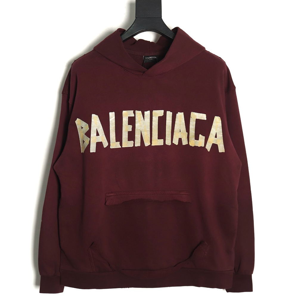 Ba*len*cia*ga tape hoodie