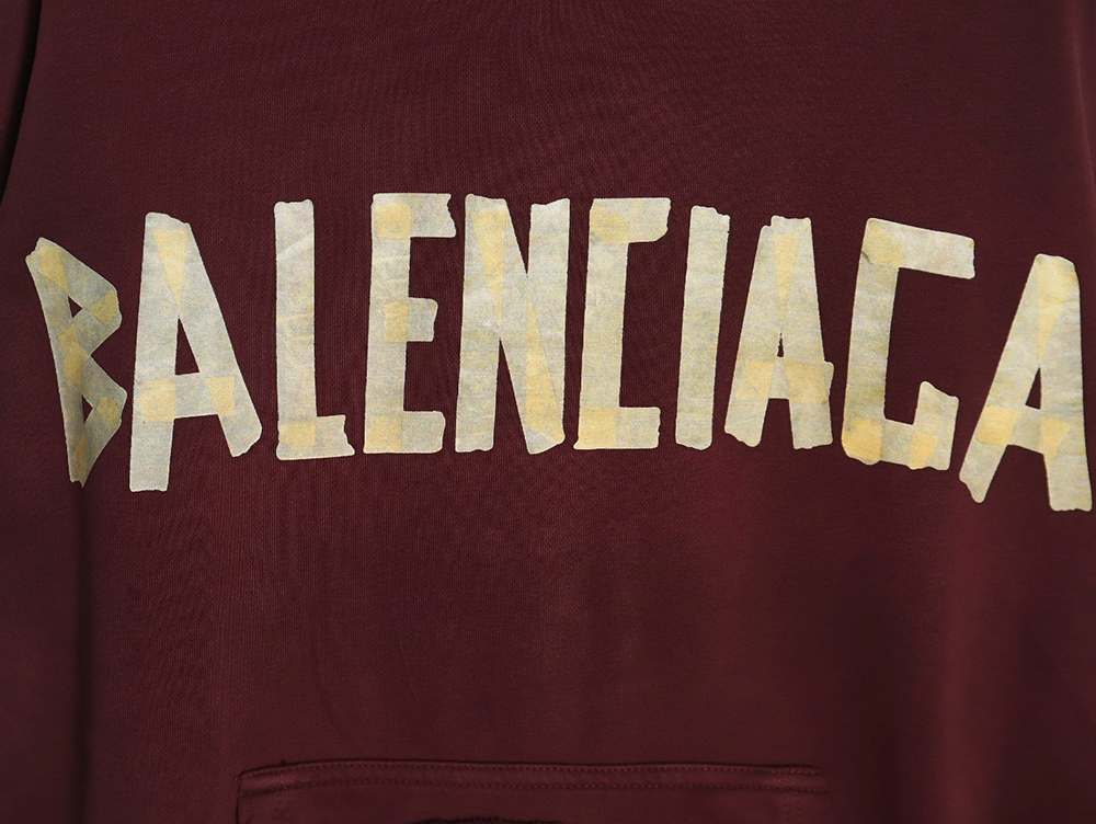 Ba*len*cia*ga tape hoodie