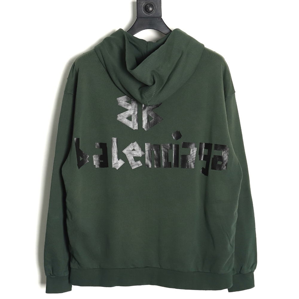 Ba*len*cia*ga tape hoodie tsk1