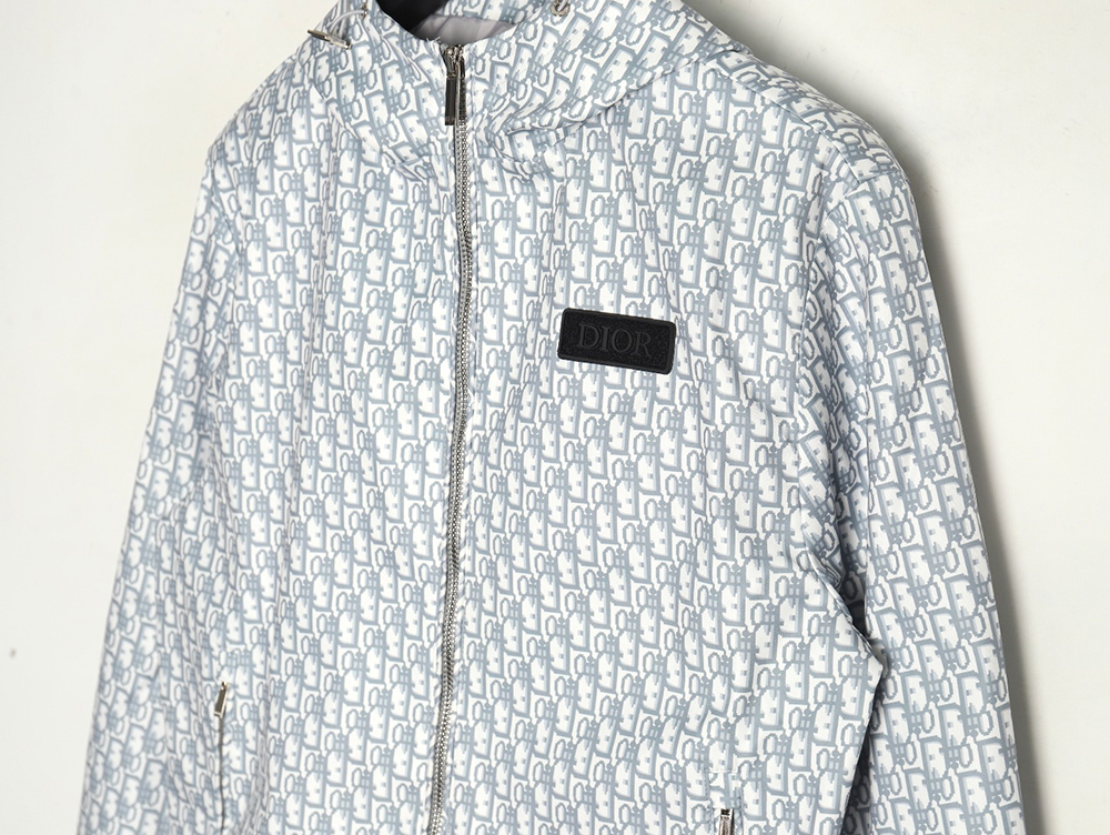 D*or all over print presbyopia hooded jacket