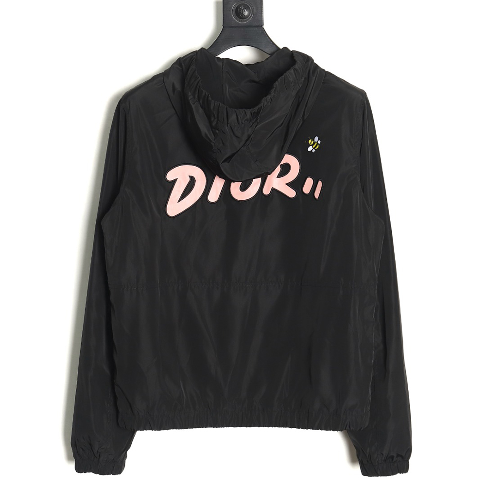 D*or embroidered letters small wasp hooded jacket tsk2