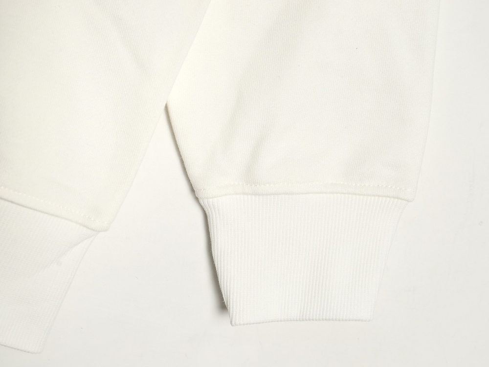 H**mes logo print crew neck sweatshirt