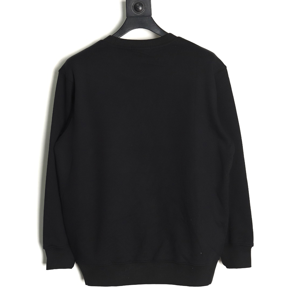 H**mes logo print crew neck sweatshirt tsk1