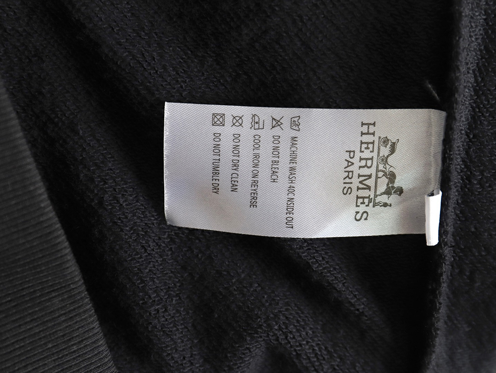 H**mes logo print crew neck sweatshirt tsk1