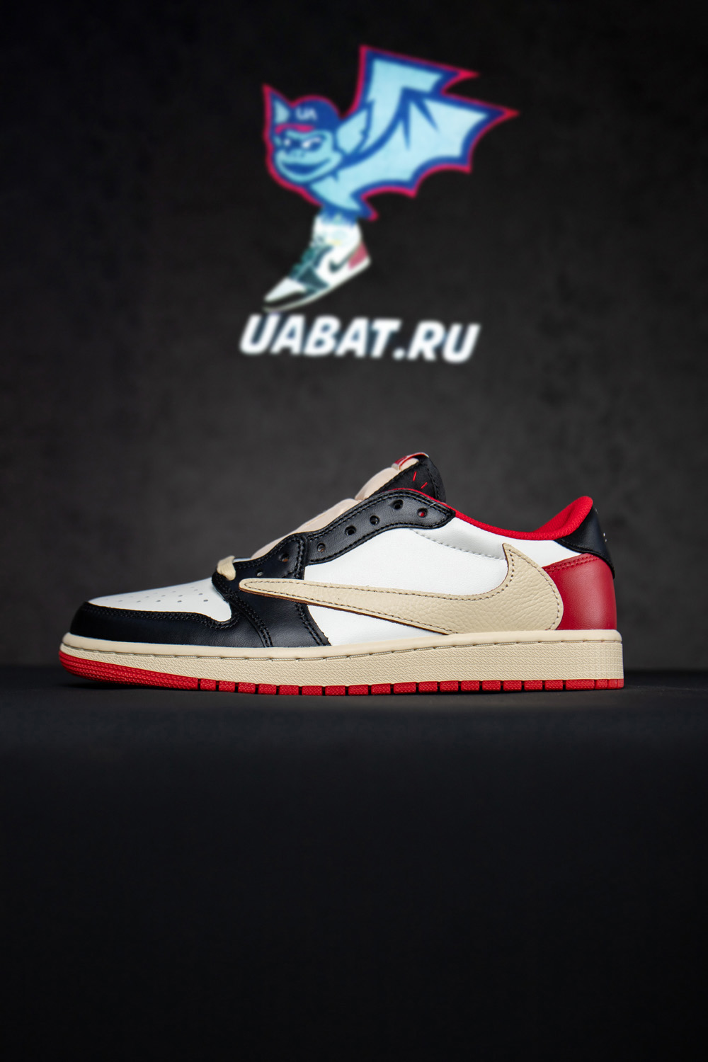 Travis Scott Air Jordan 1 Low Black Red