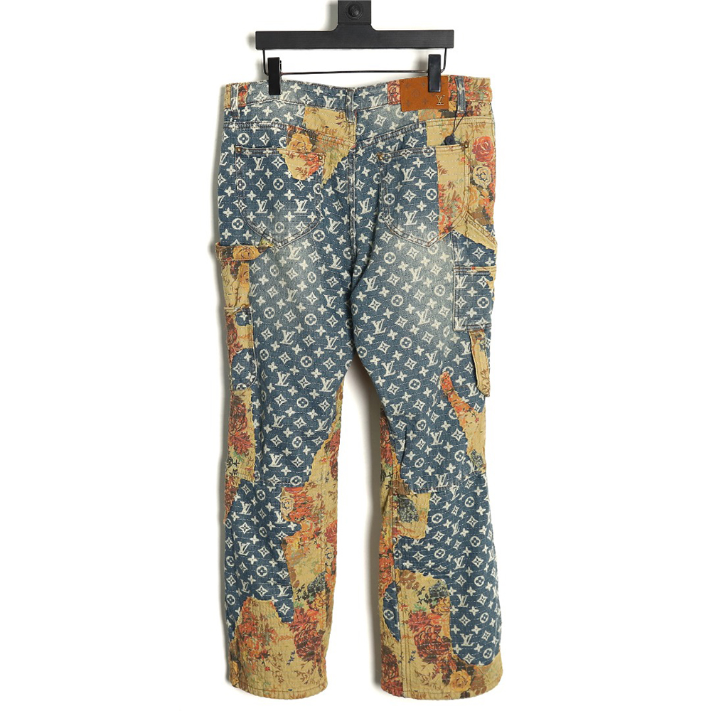 l0*is V*t0n vintage rose denim trousers