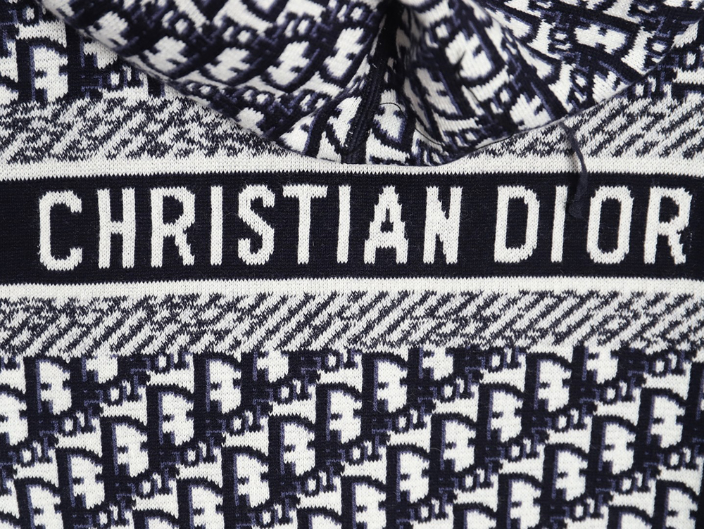 D*or presbyopia jacquard knitted cashmere double-sided jacket tsk1