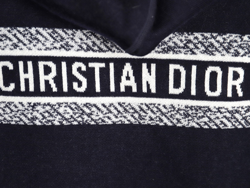 D*or presbyopia jacquard knitted cashmere double-sided jacket tsk1