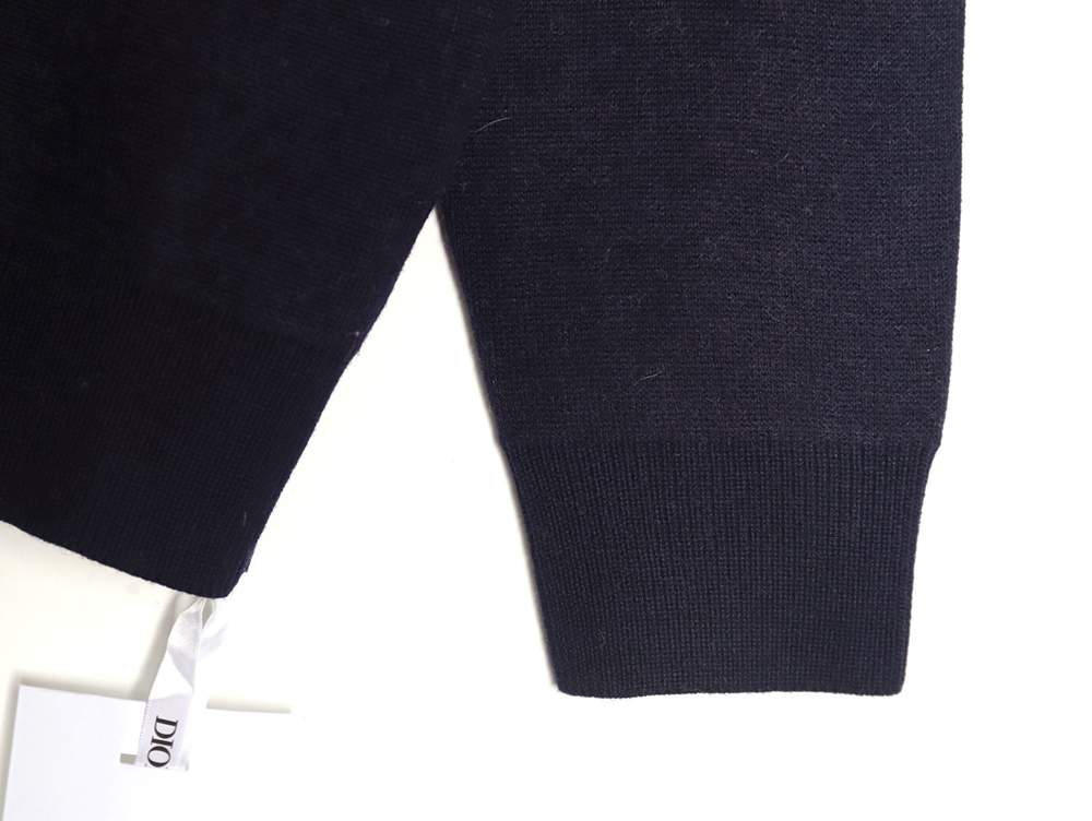 D*or presbyopia jacquard knitted cashmere double-sided jacket tsk1