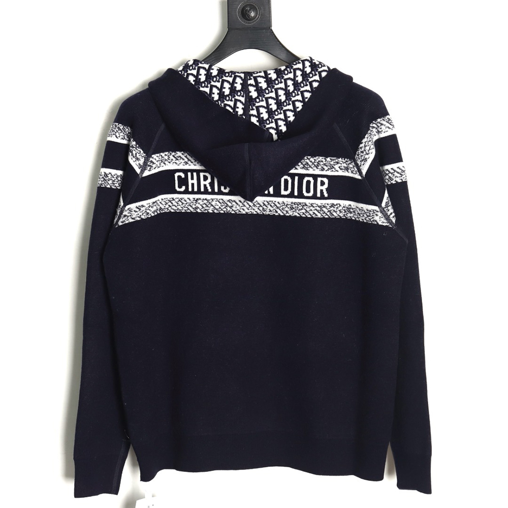 D*or presbyopia jacquard knitted cashmere double-sided jacket tsk1