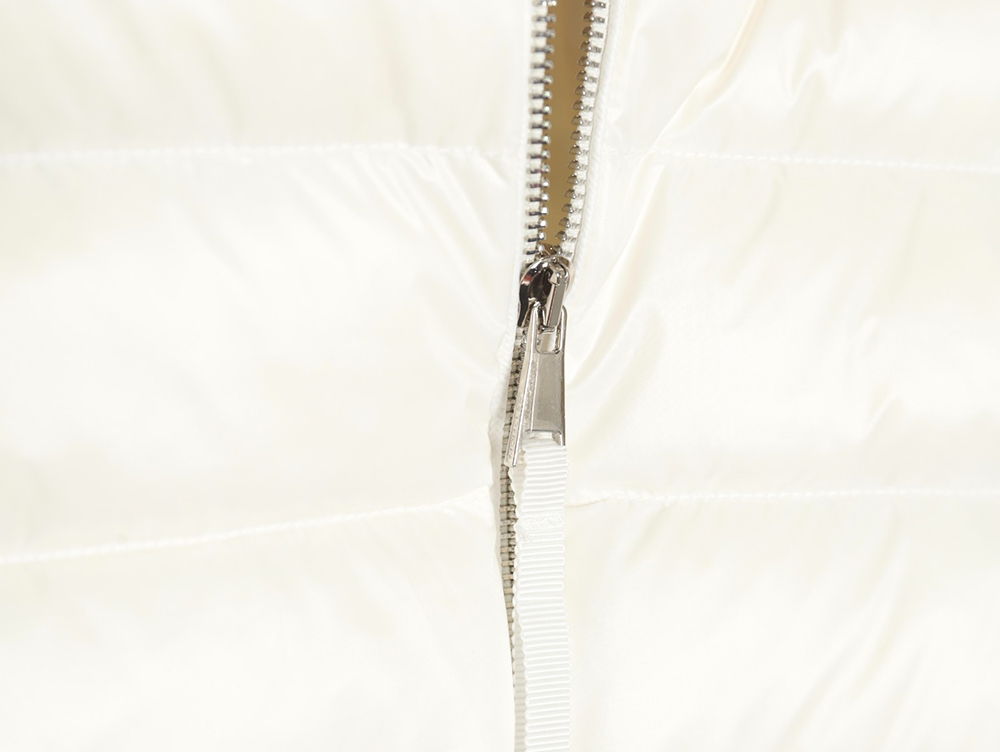 Moncler knitted stitching stand collar thin down jacket TSK1