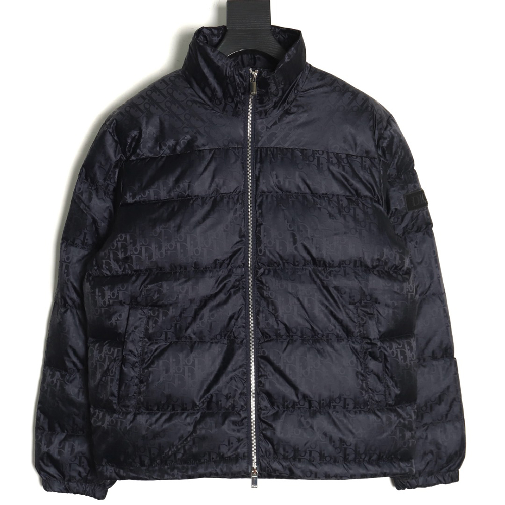 D*or full print old flower down jacket