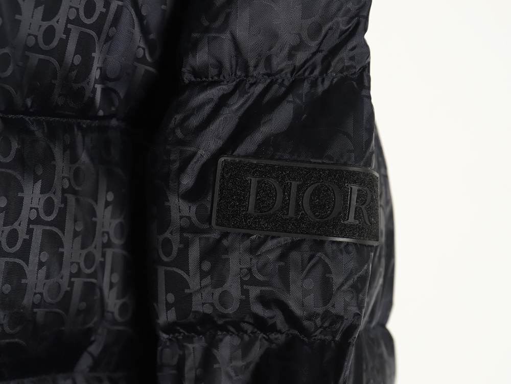 D*or full print old flower down jacket