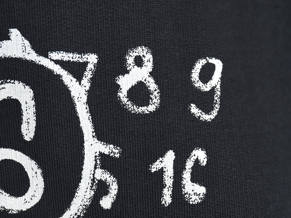 ma*s*n Ma*i*la graffiti print crewneck sweatshirt