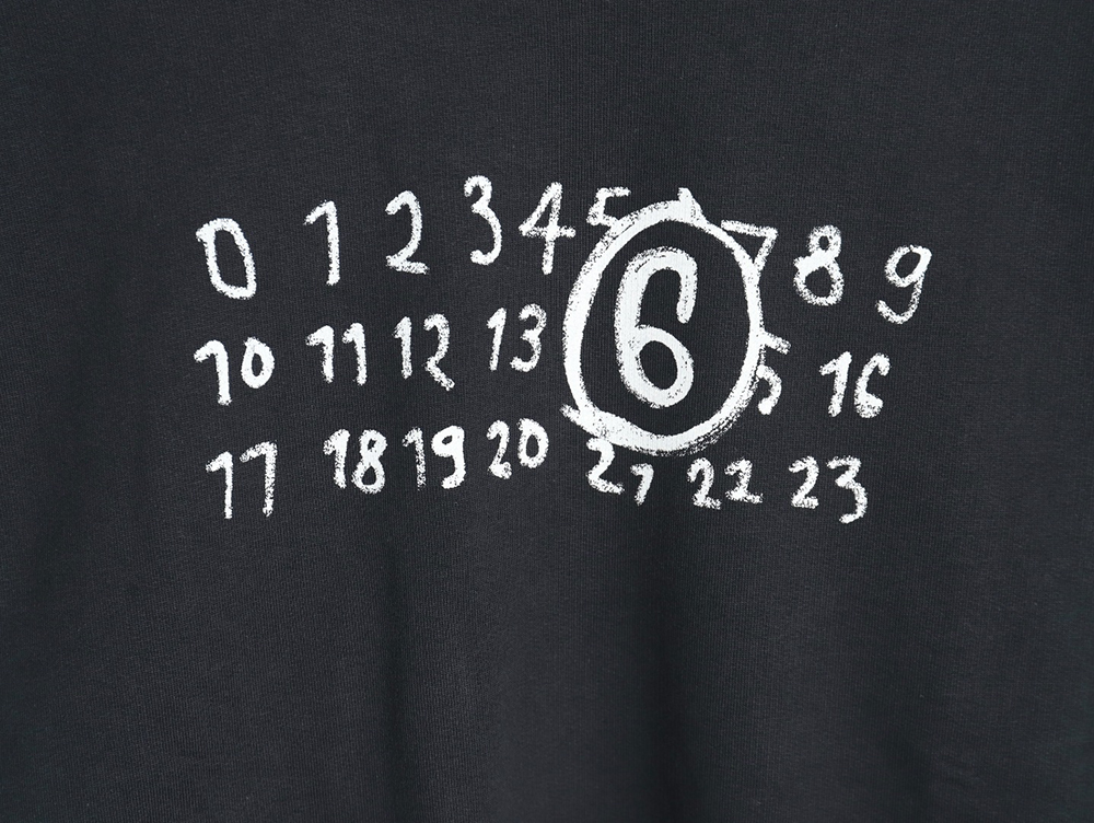 ma*s*n Ma*i*la graffiti print crewneck sweatshirt