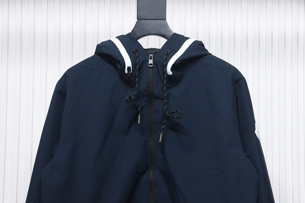 Moncler zip-up hooded jacket