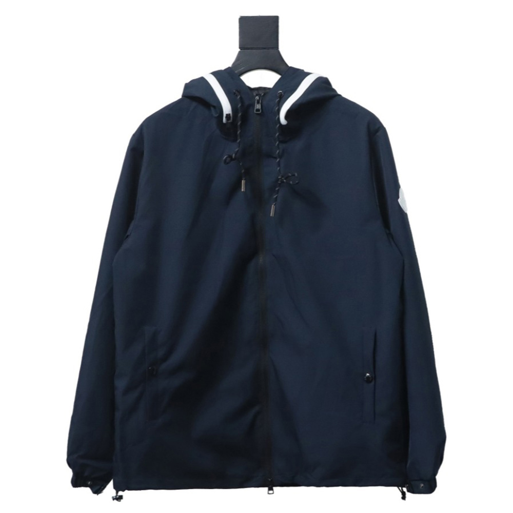 Moncler zip-up hooded jacket